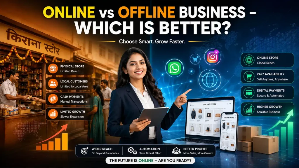 ONLINE vs OFFLINE BUSINESS