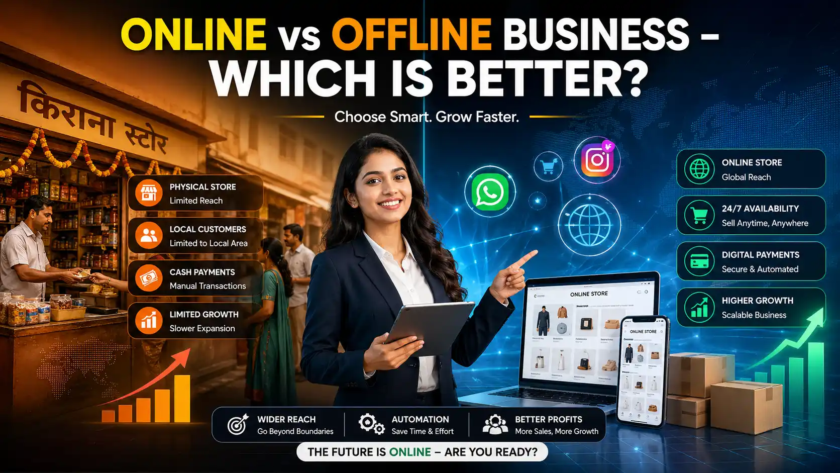 ONLINE vs OFFLINE BUSINESS