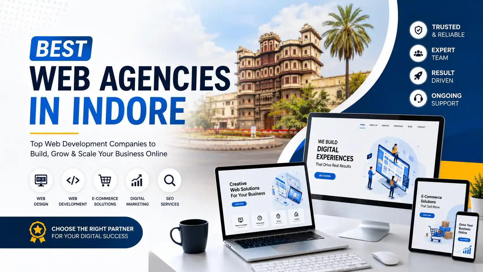 Best Web Agencies in Indore – Top Website Design & Web Development Companies in Indore